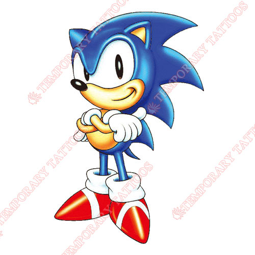Sonic the Hedgehog Customize Temporary Tattoos Stickers NO.5319